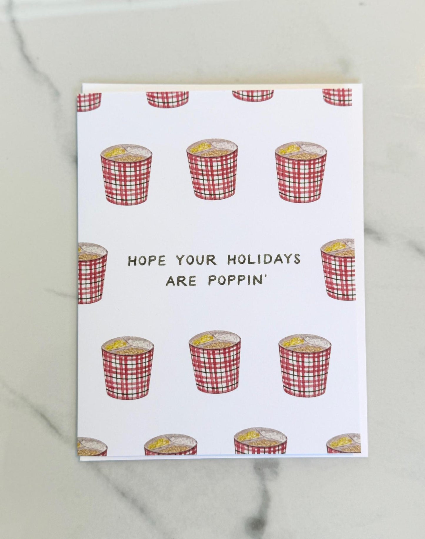 Hope Your Holidays Are Poppin Greeting Card