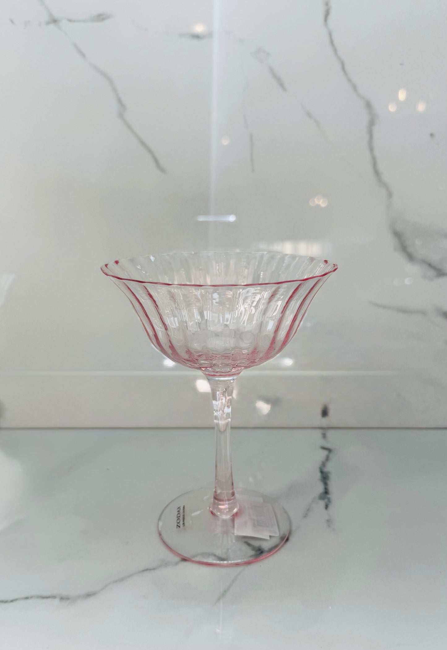 Cocktail Coupe Glass - Pink