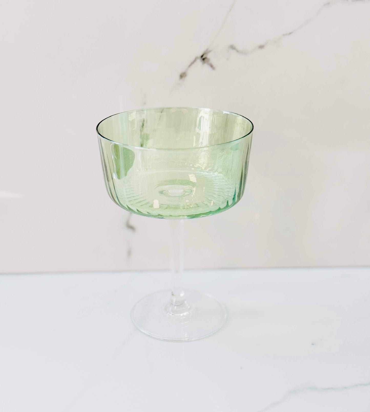 8oz Gems Cocktail Glass - Light Green