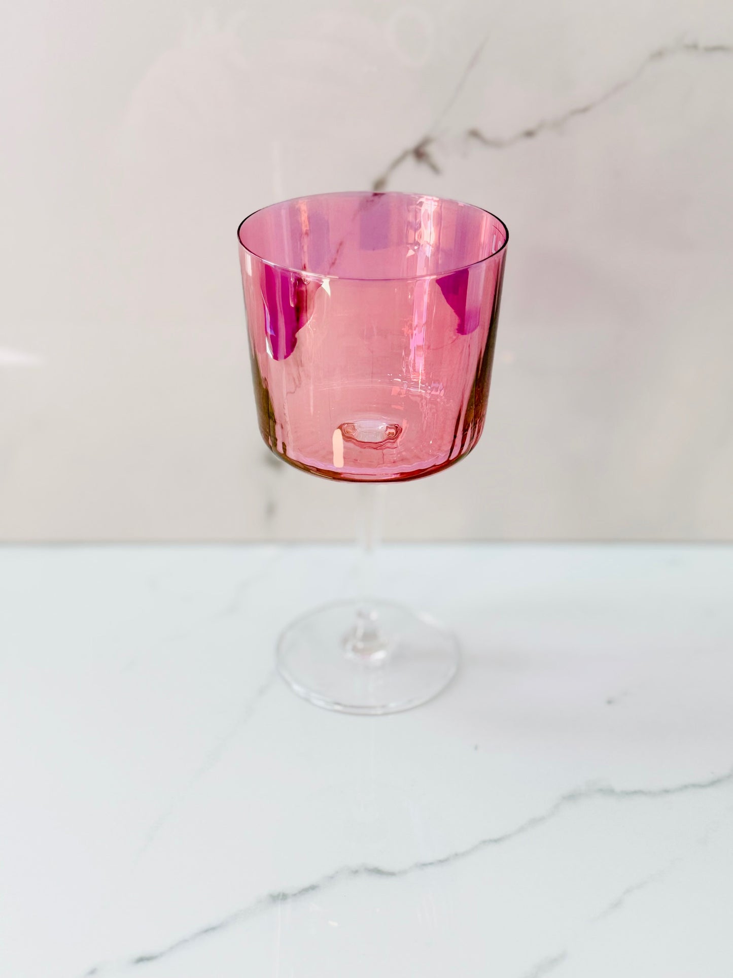8oz Gems Wine Glass - Rose
