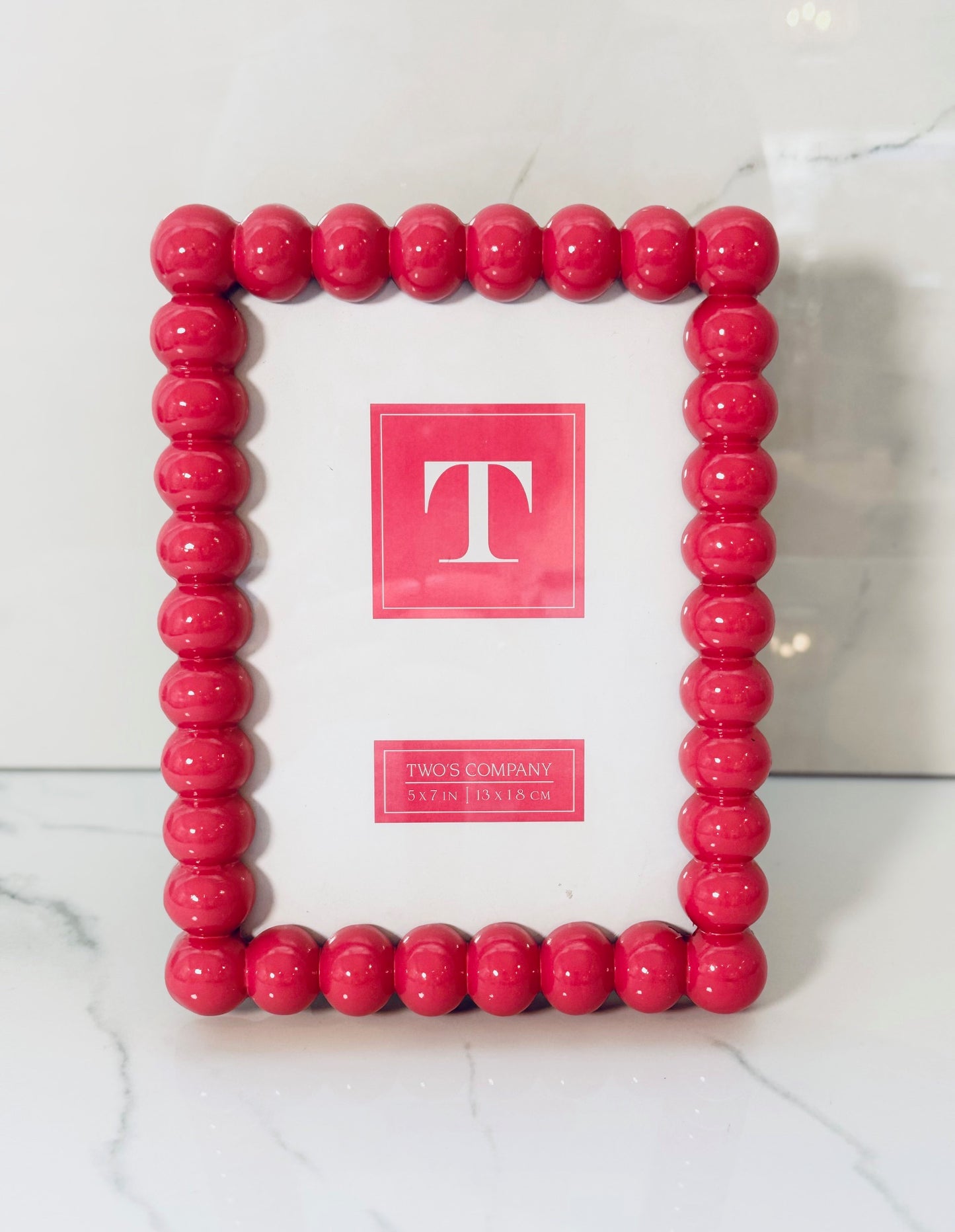 5x7 Pink Hobnail Frame