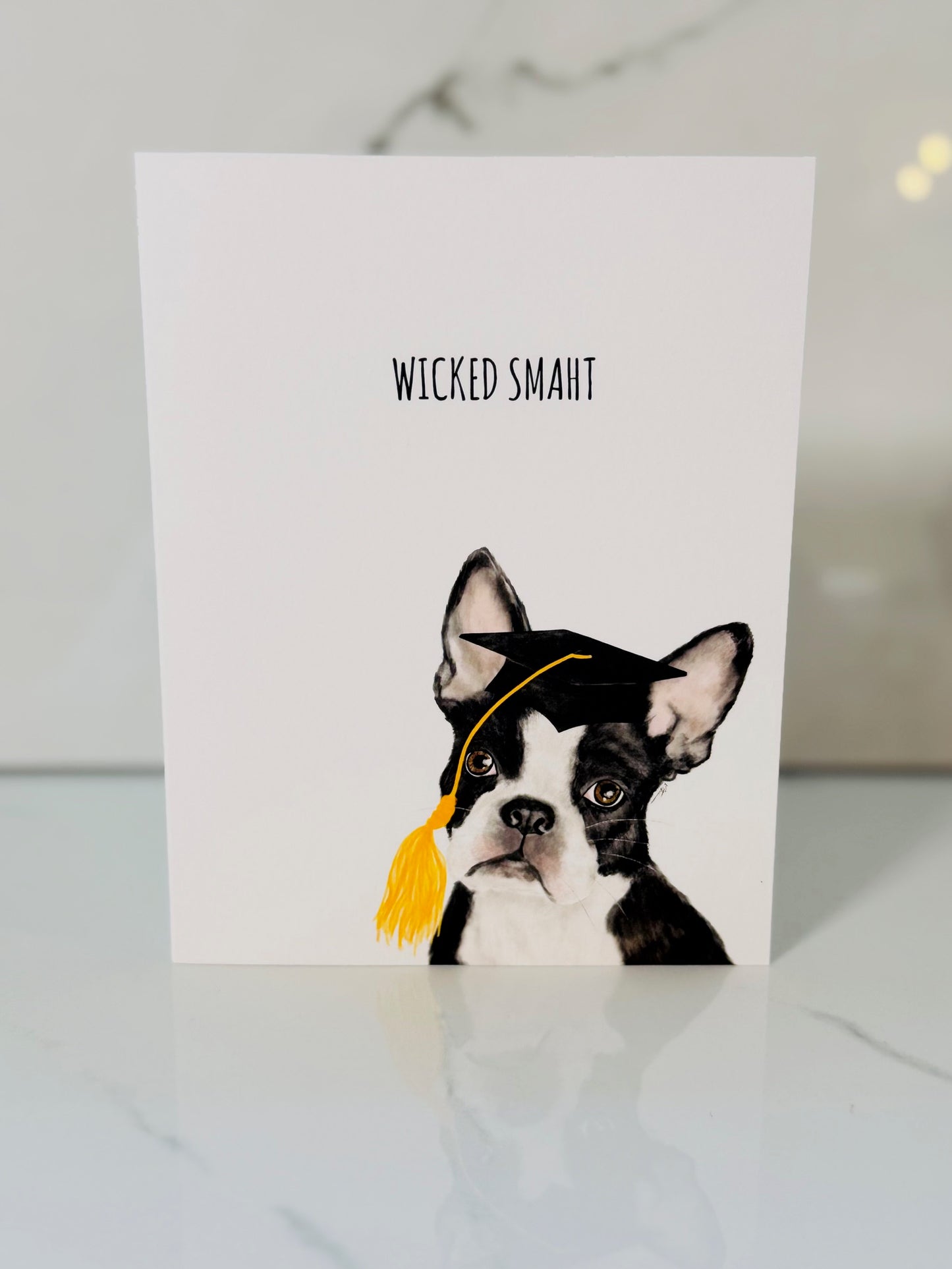 Wicked Smaht Graduation Card