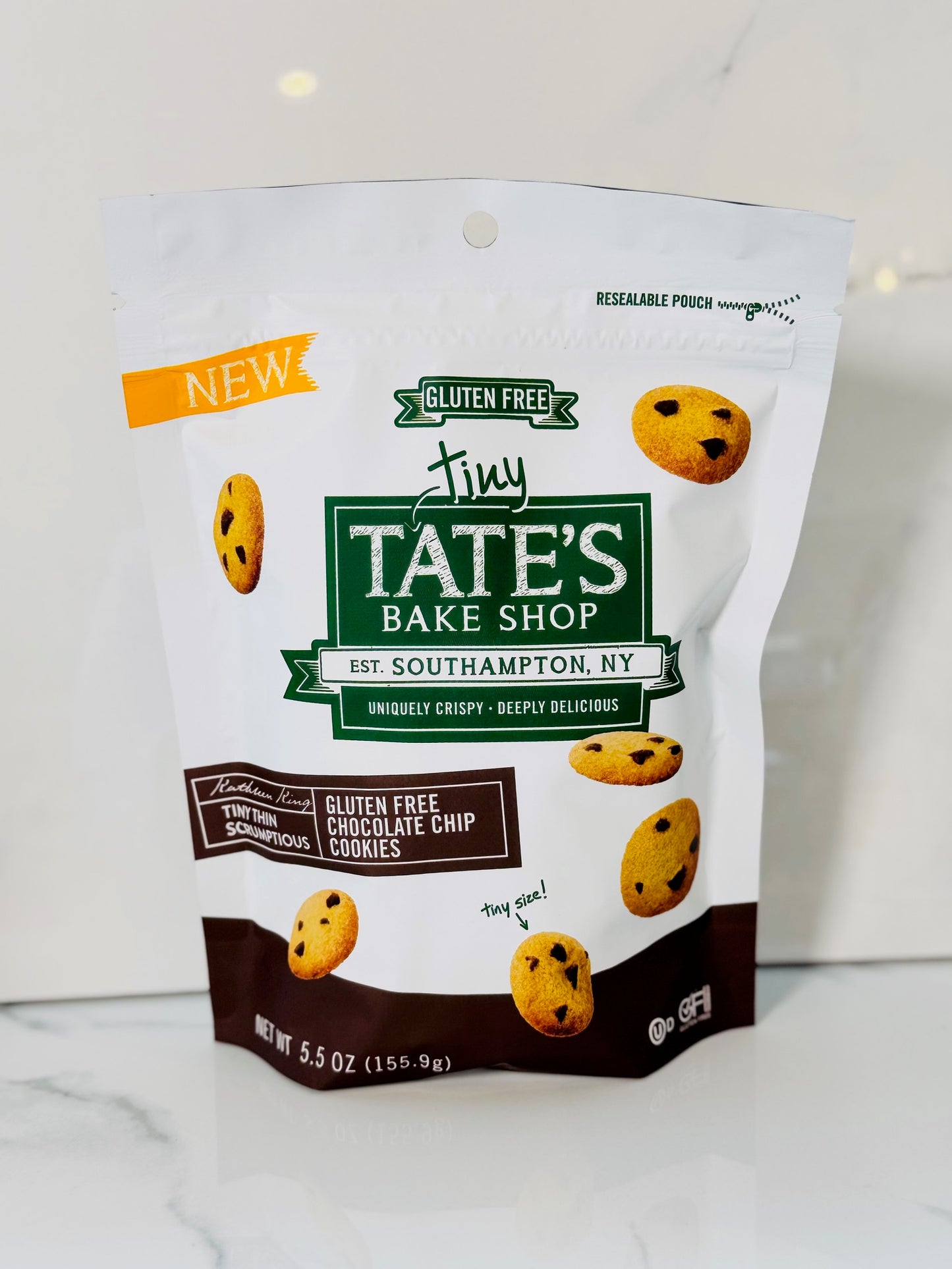 Tiny Gluten Free Chocolate Chip Cookies