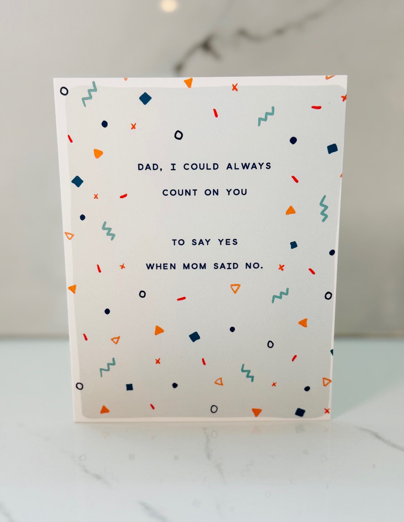 Count On You Dad Card