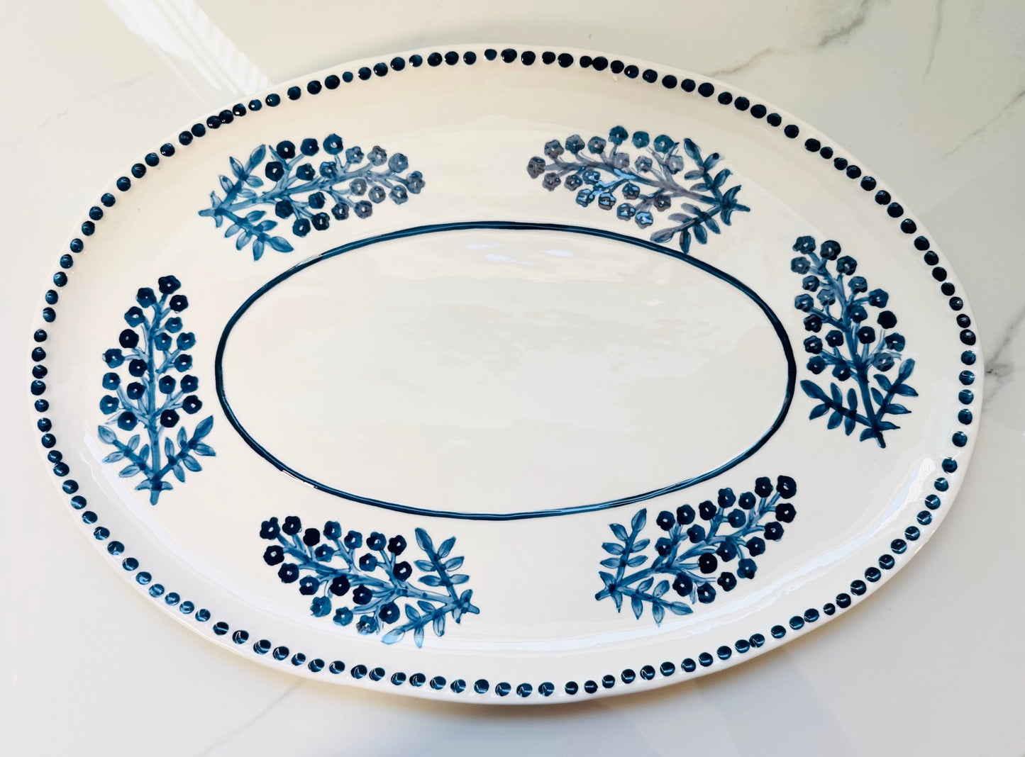 Block Print Platter