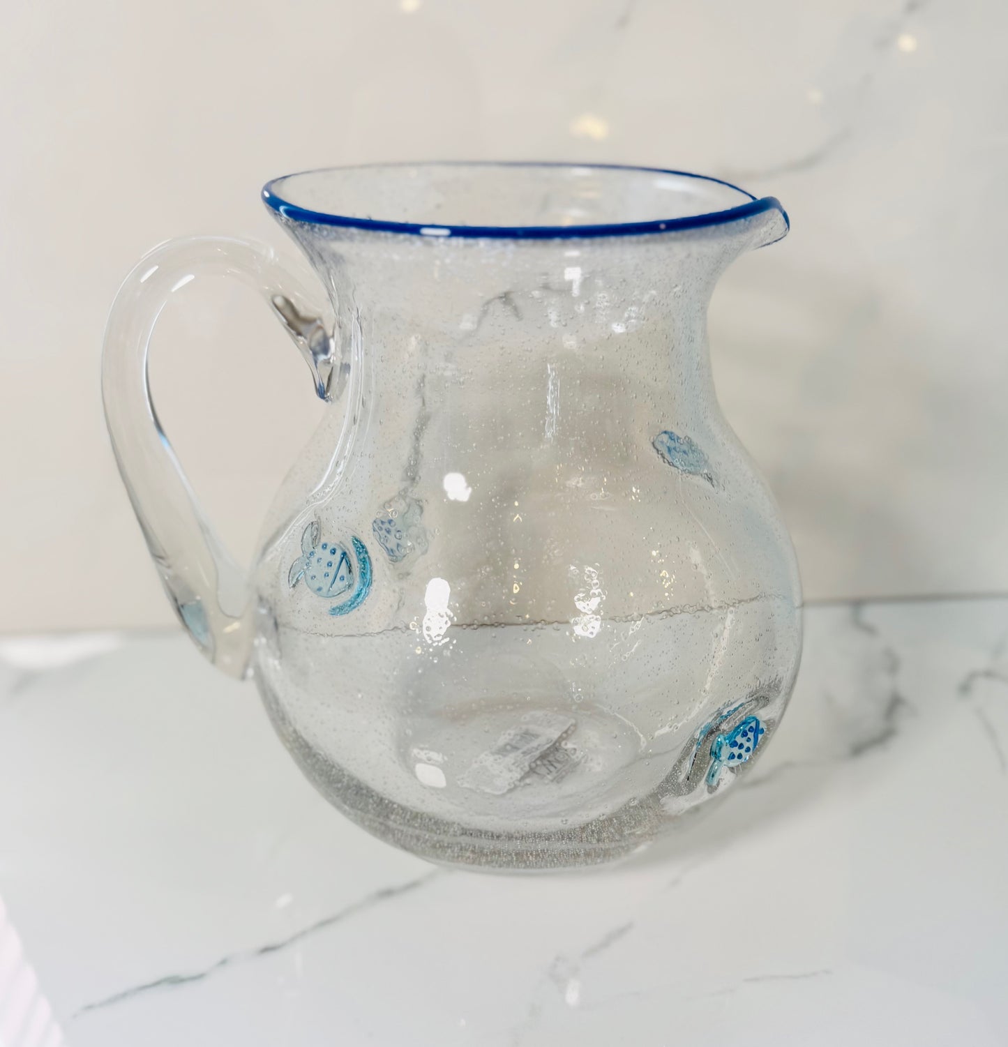 Glass Fish Pitcher