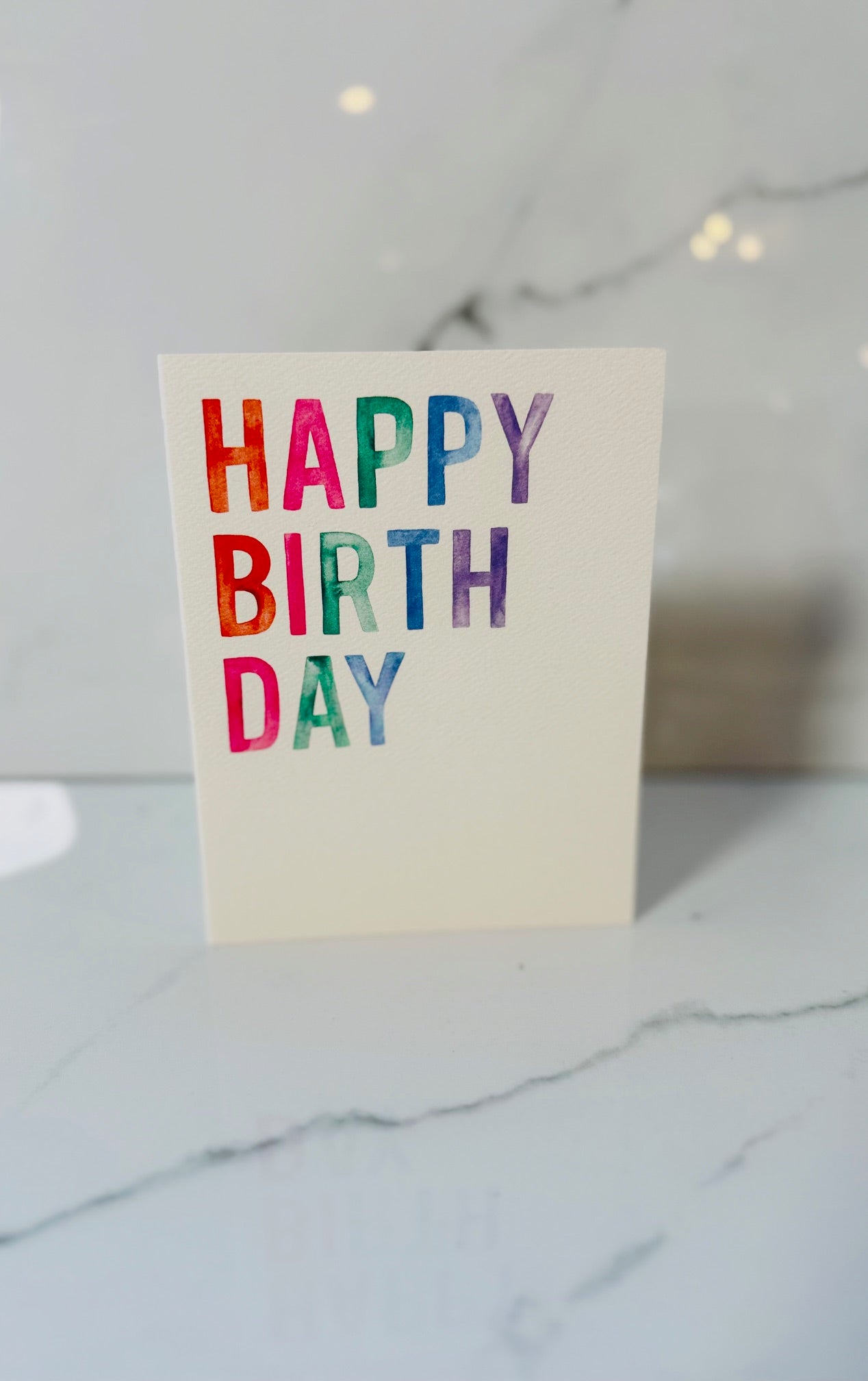 Bold Happy Birthday Card