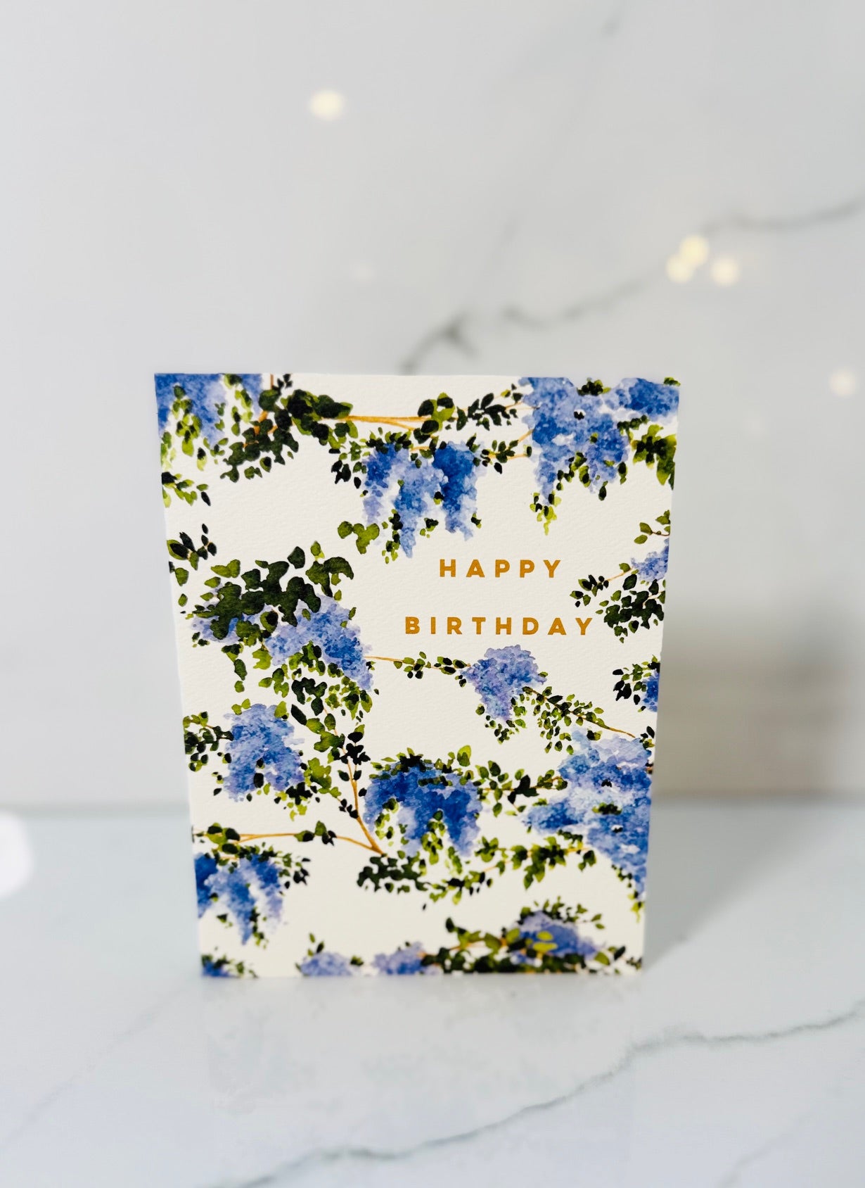 Wisteria Birthday Card
