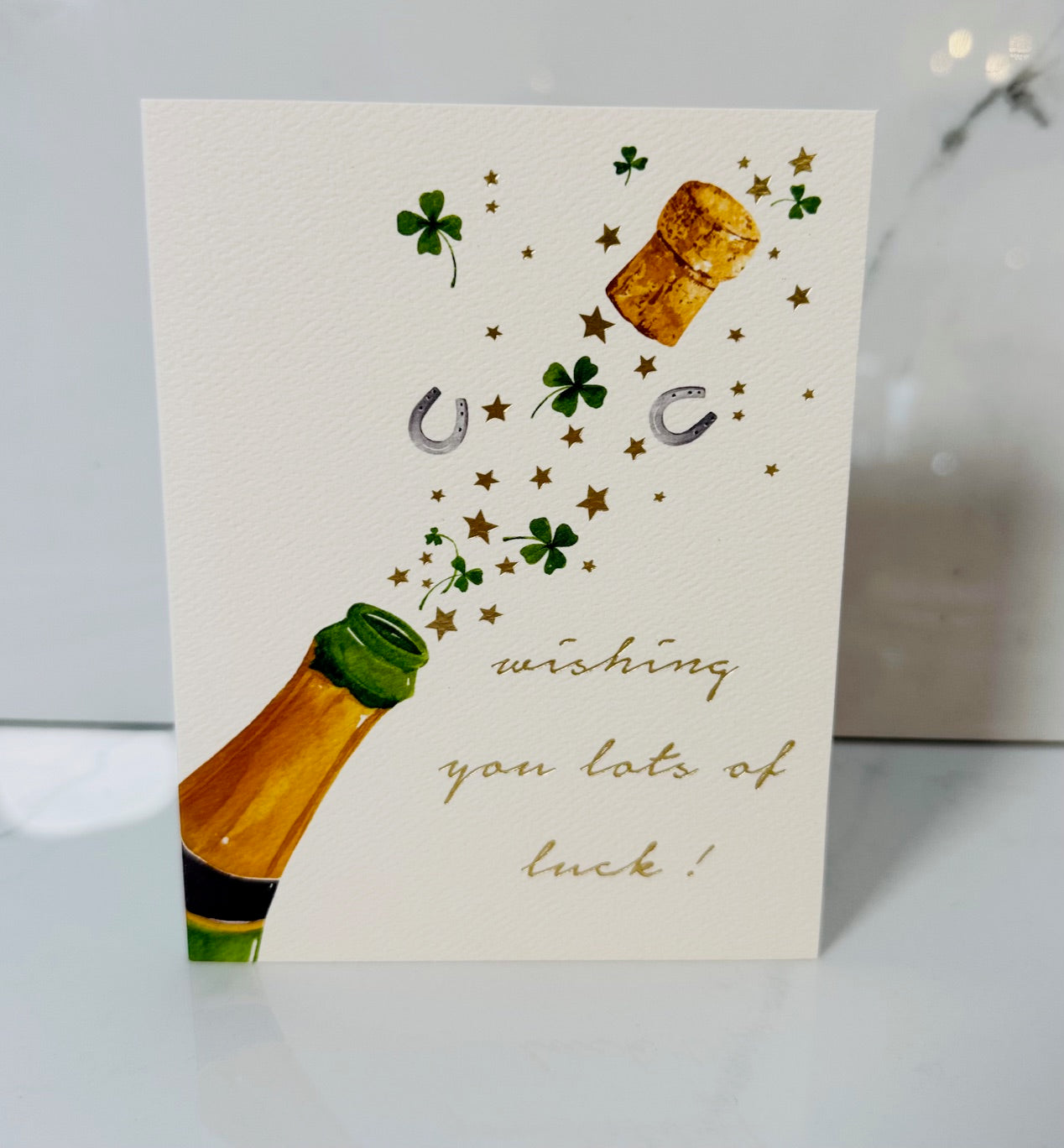 Charms Wishing You Luck Card