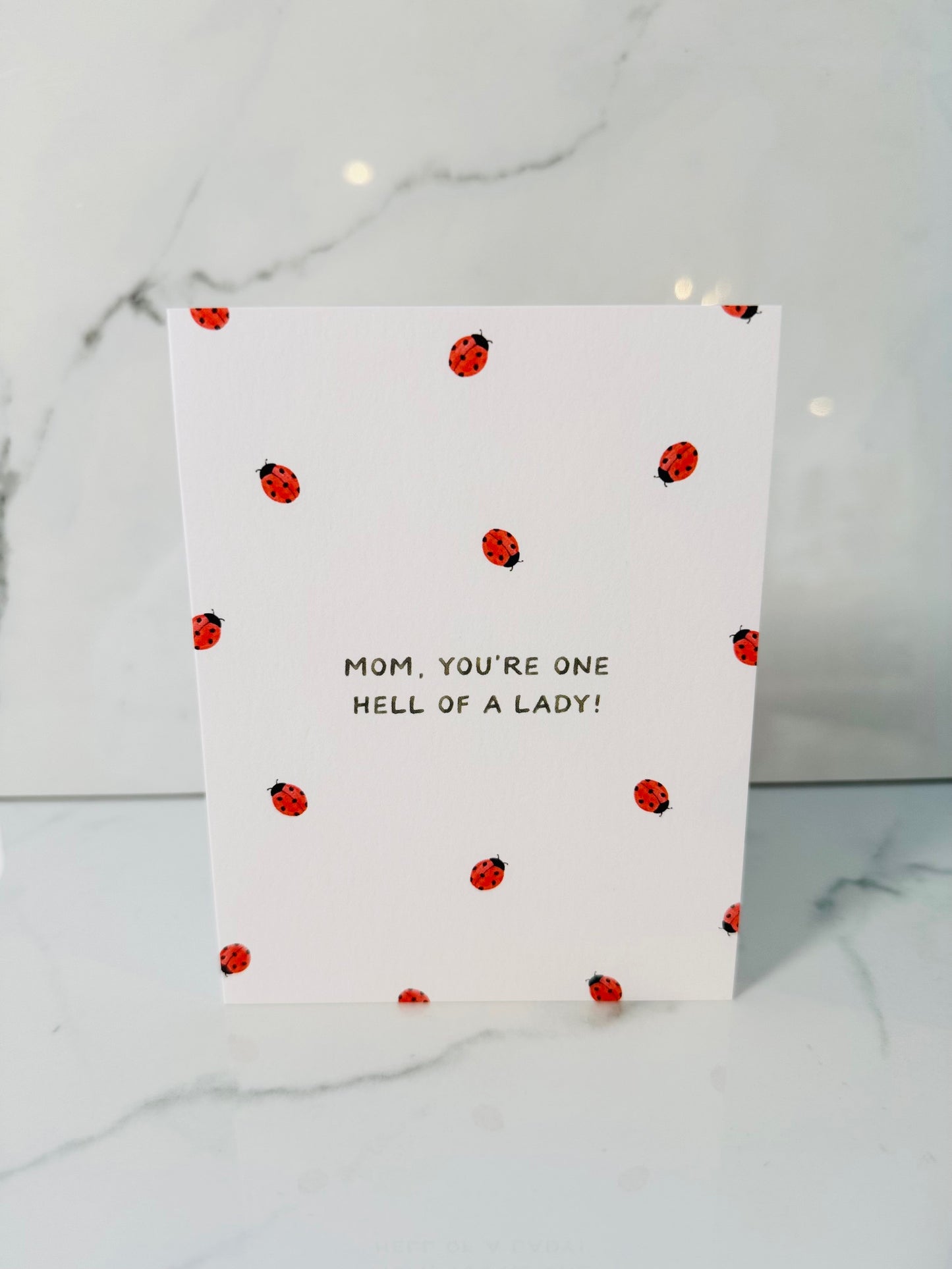 One Hell of a Lady (bug) Card
