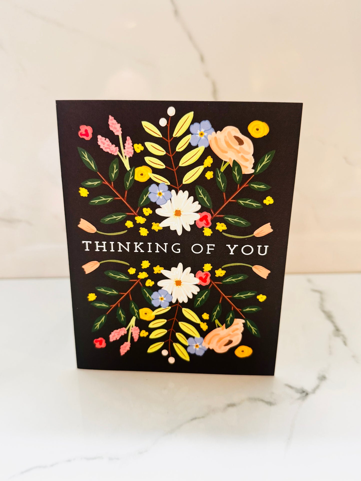 Floral Thinking Of You Card