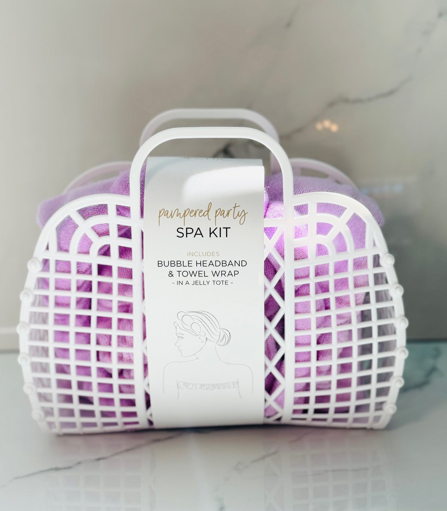 Purple Spa Set