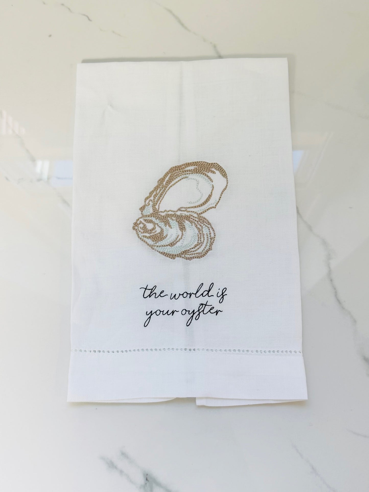 World Is Your Oyster Towel