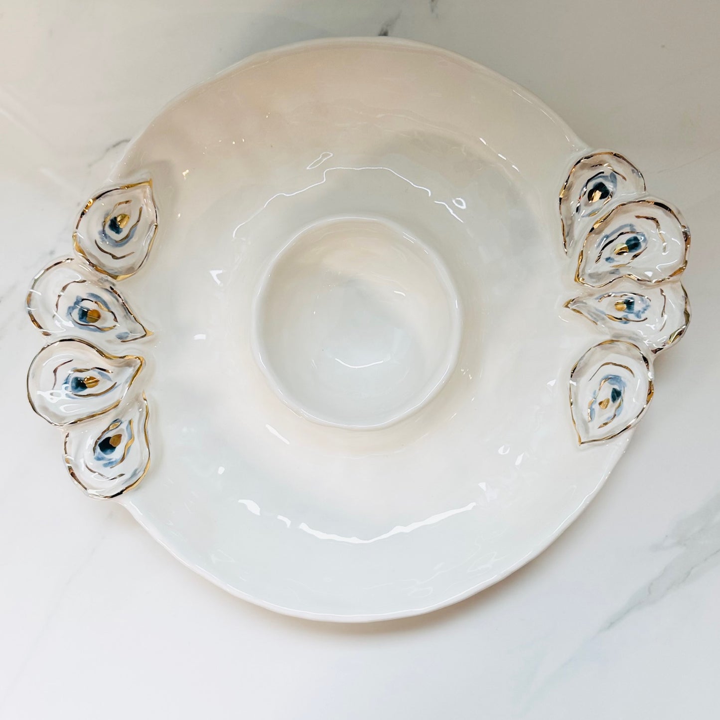 Oyster Chip & Dip Server