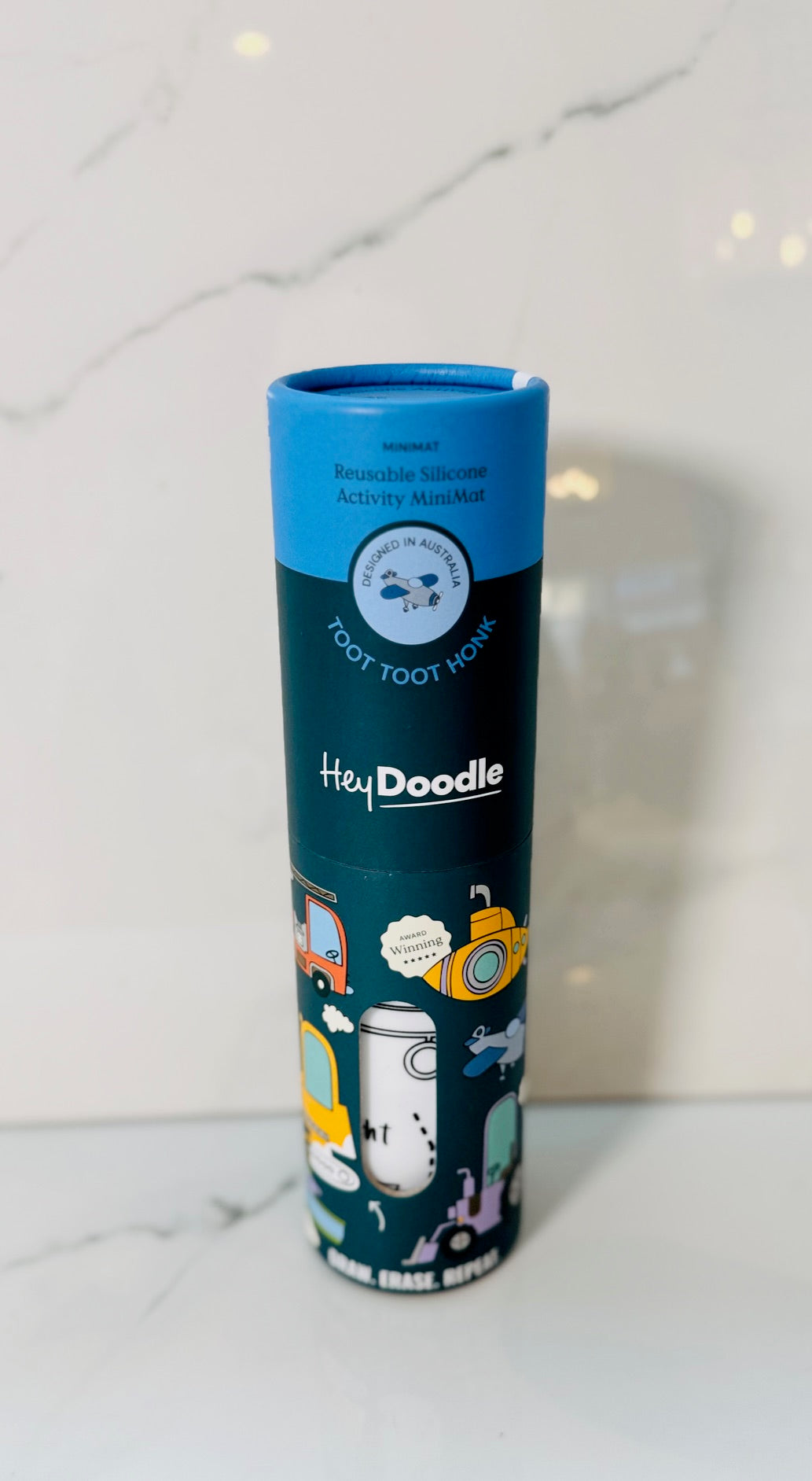 Toot Toot Honk Mini Coloring & Doodle Mat