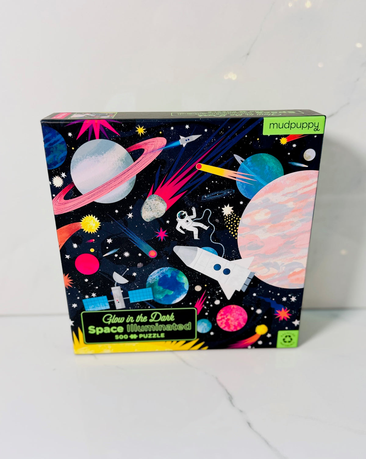 Space Illuminated 500 Piece Puzzle