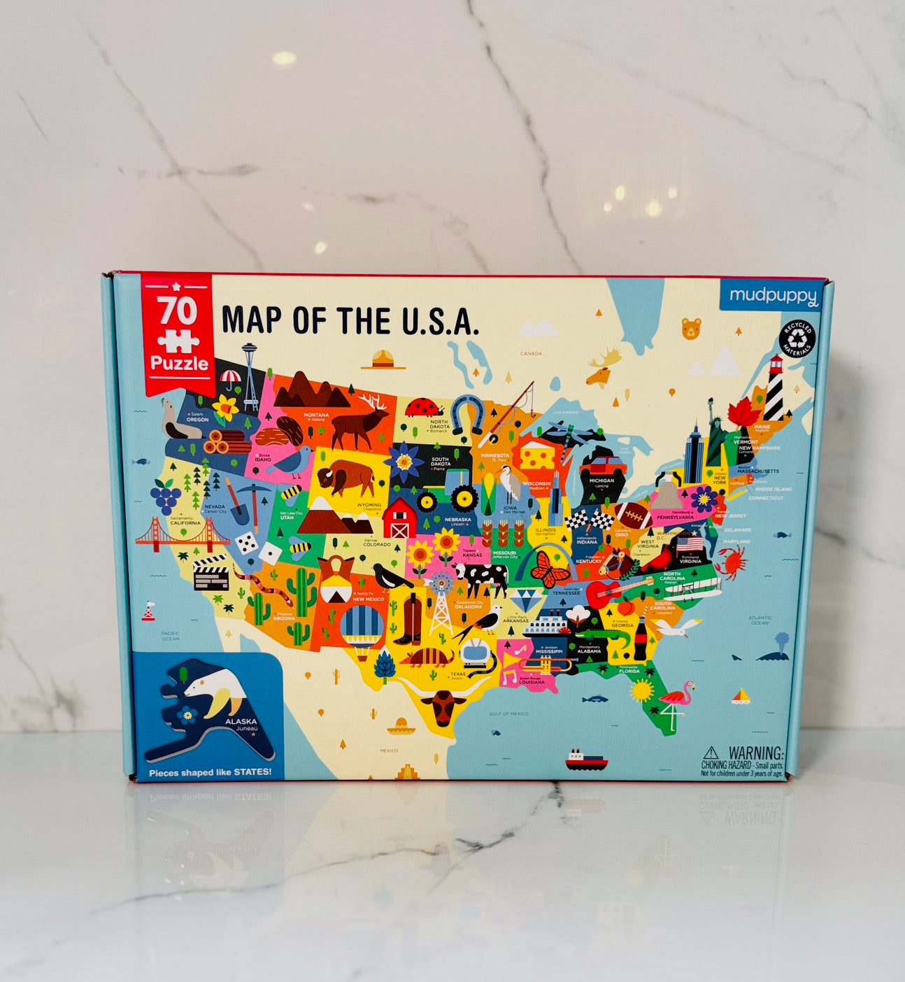 Map of the USA Puzzle