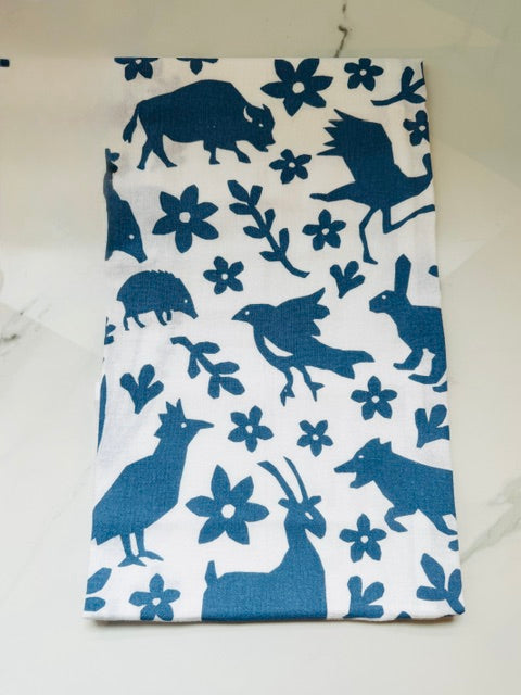 Flour Sack Dish Towel - Buffalo and Friends