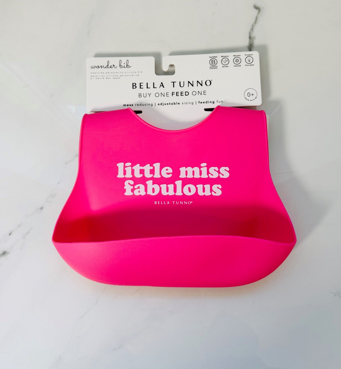 Little Miss Fabulous Silicone Bib