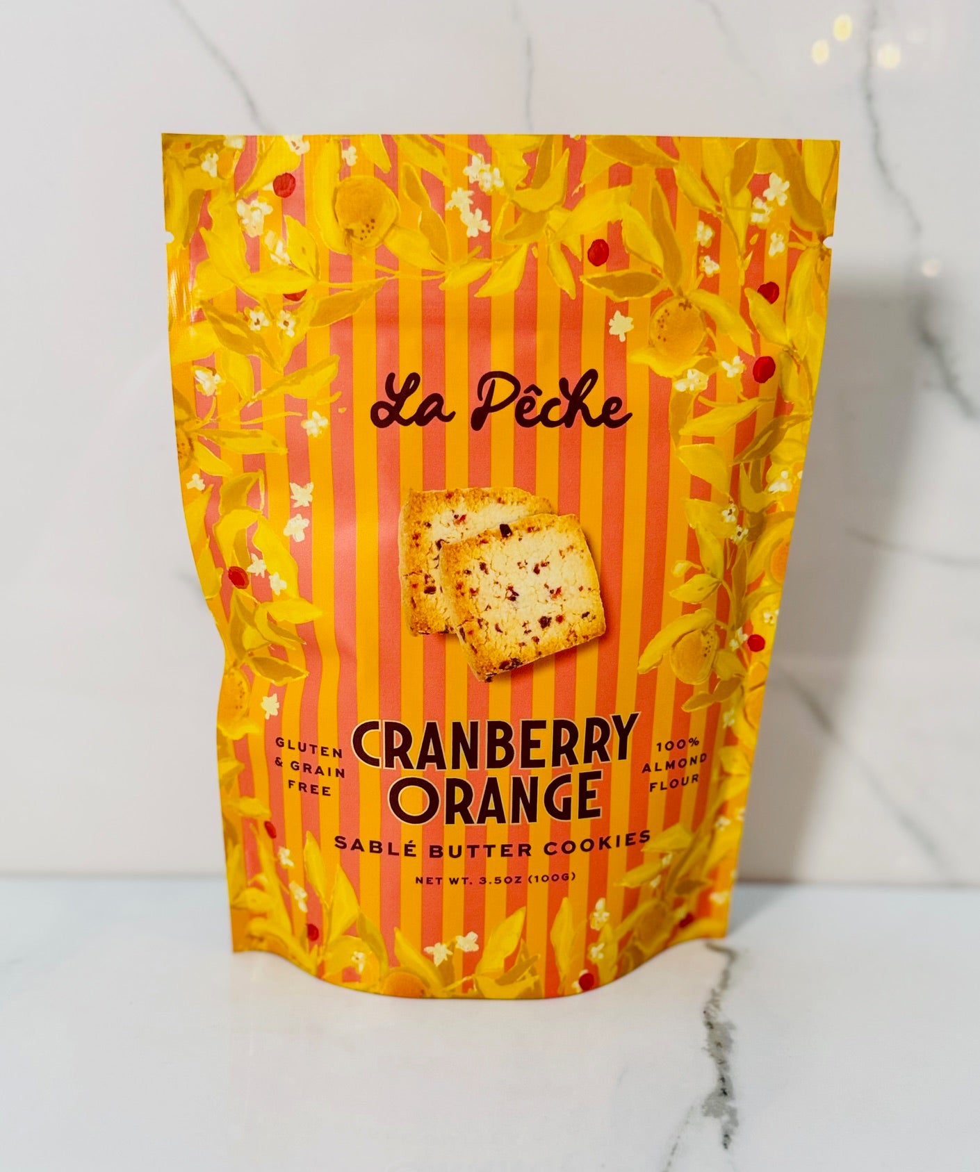 Cranberry Orange Gluten Free Shortbread Cookie