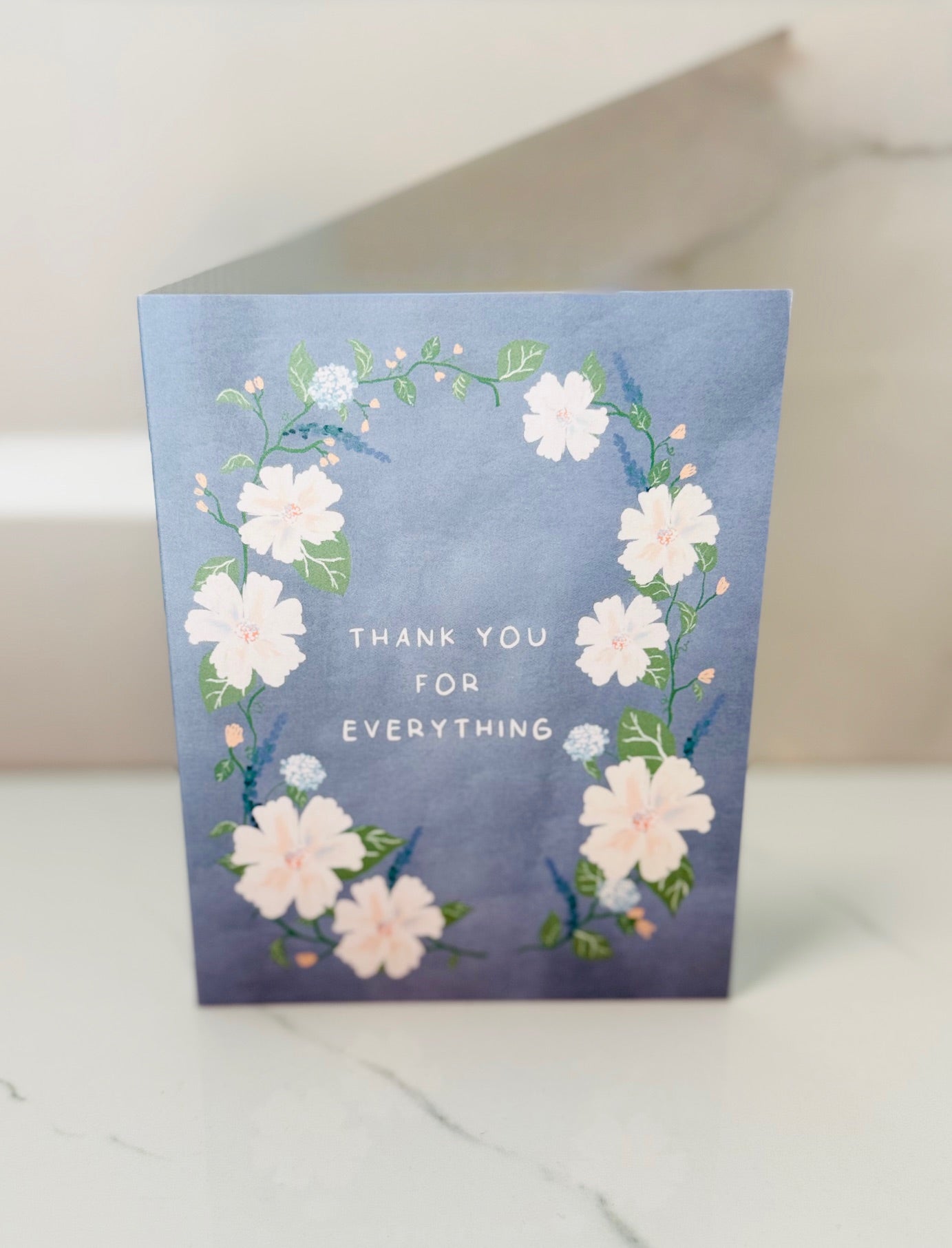 Thank You for Everything Floral Card