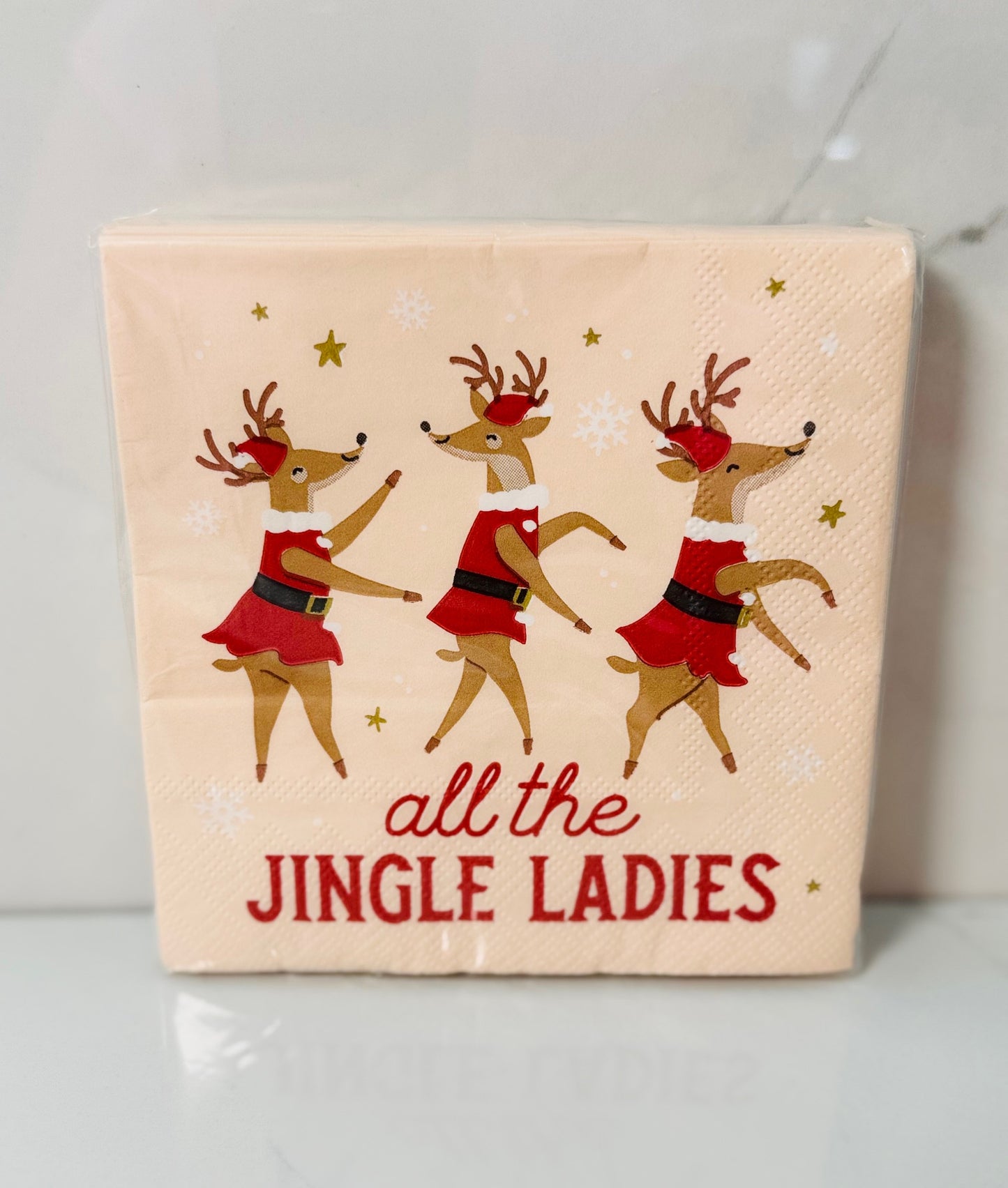 All The Jingle Ladies Cocktail Napkins