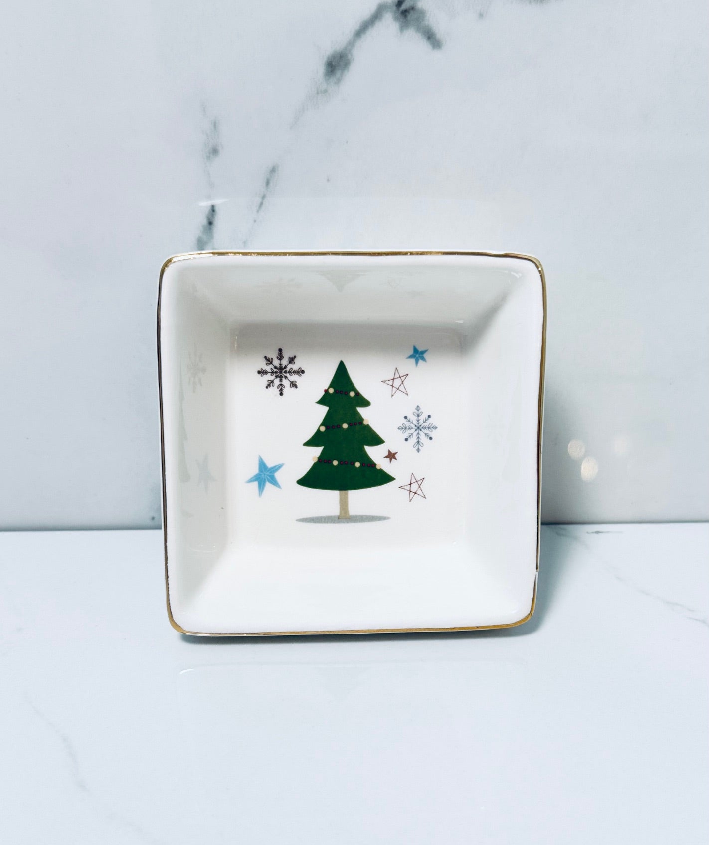 Tree Square Dish