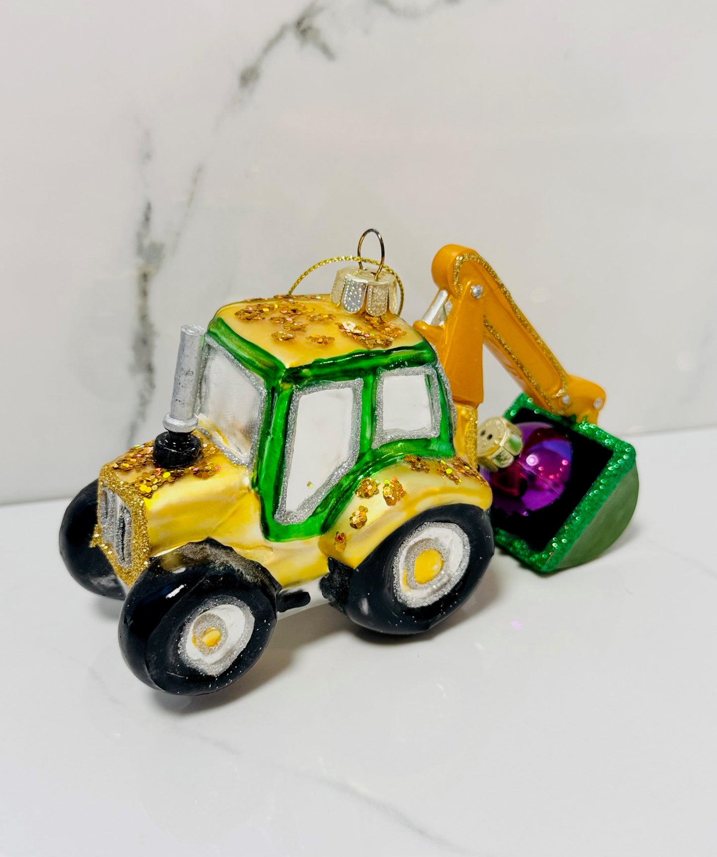 Digger Construction Ornament