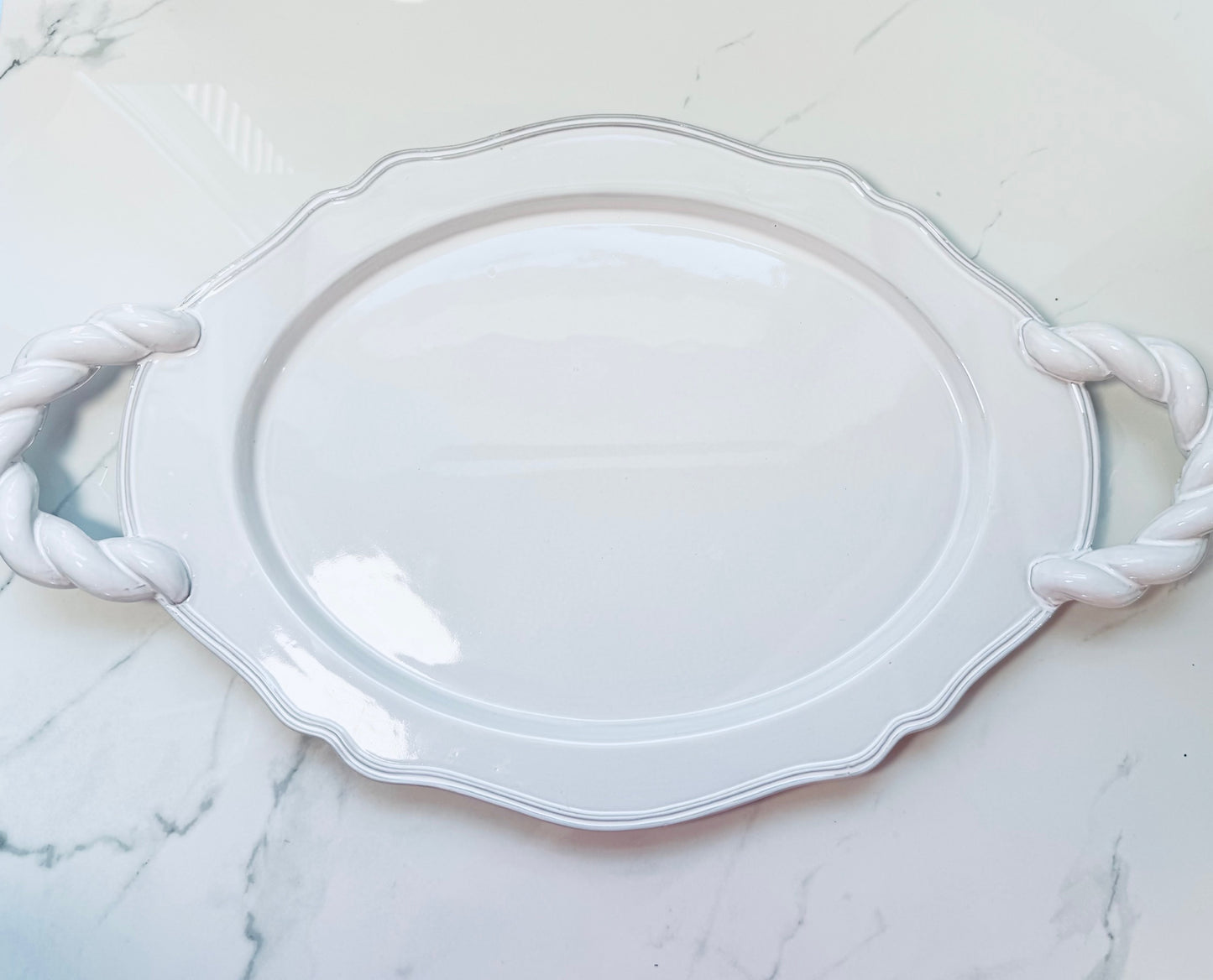 Twisted Handle Platter