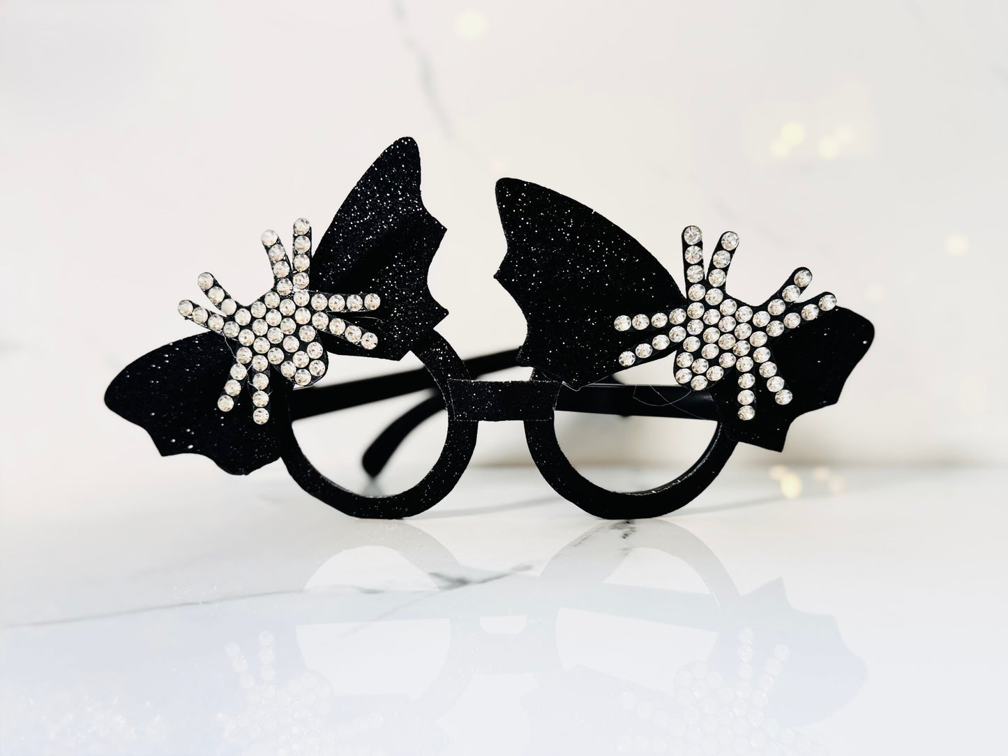Black Spider-Bat Glasses
