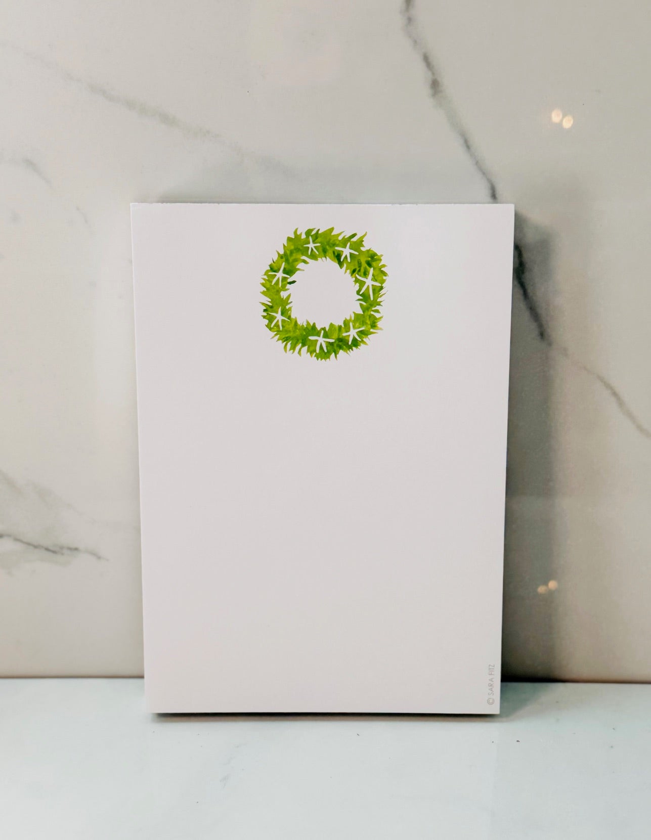Starfish Wreath Notepad