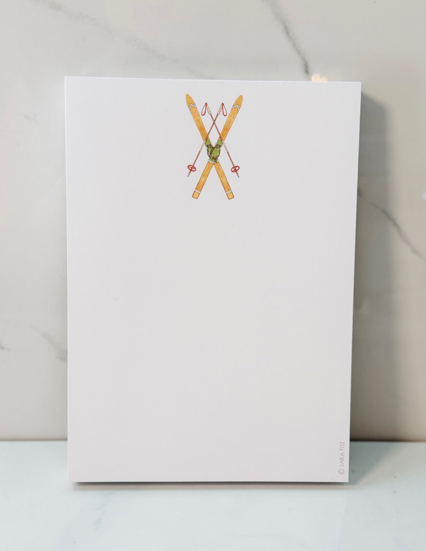Vintage Skis Notepad