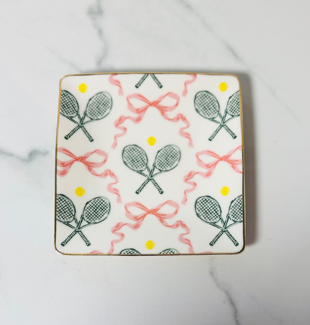 Tennis Bow Trinket Tray