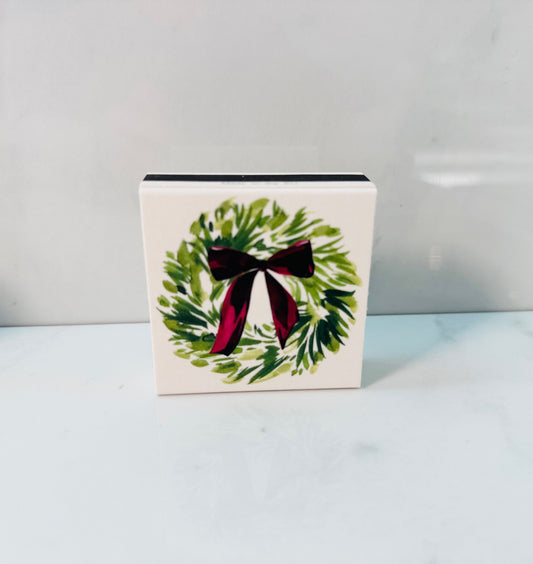 Holiday Wreath Match Box