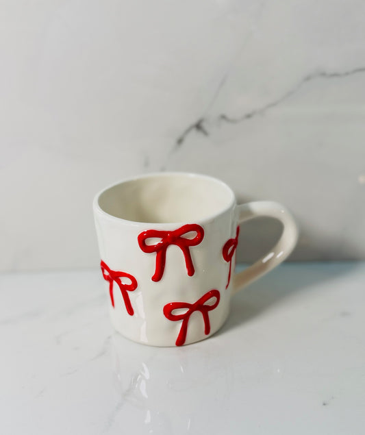 Red Bow Mug