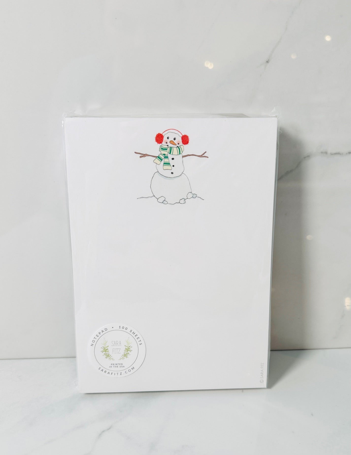 Happy Snowman Notepad