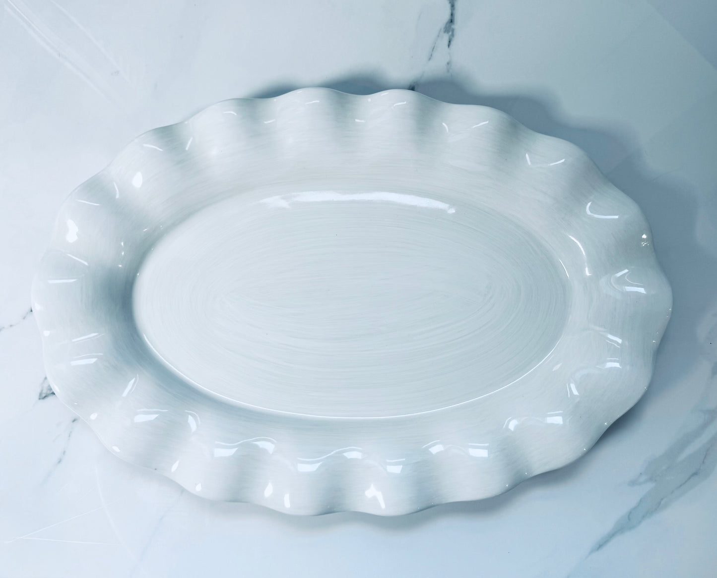 White Oval Platter