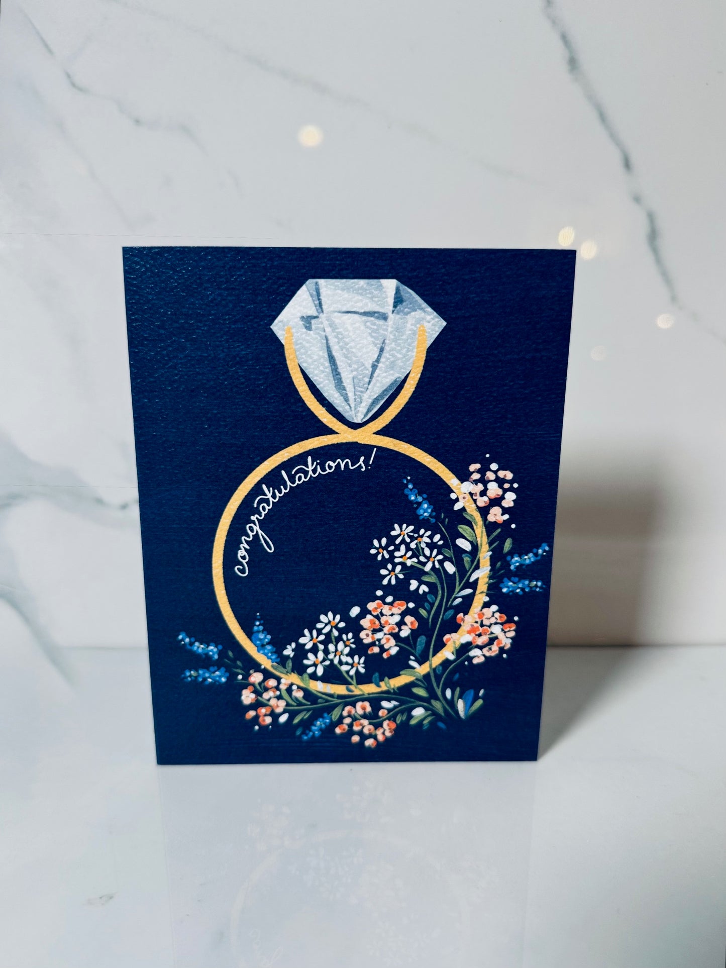 Congratualtions Ring Engagement Card