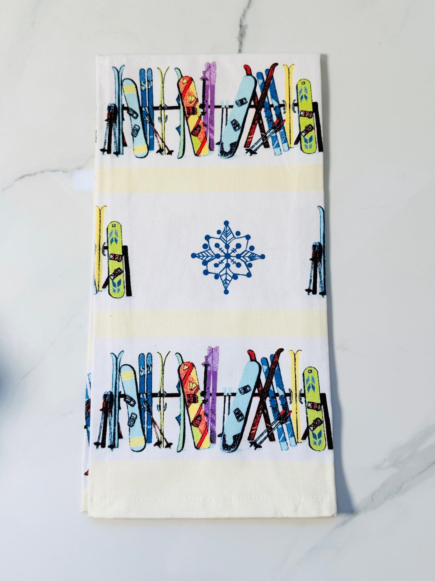 Winter Sports Hand Towel