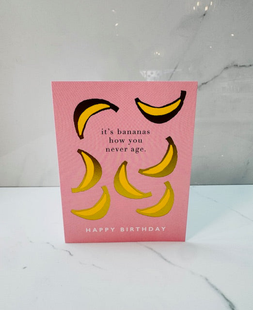 Bananas Birthday Card