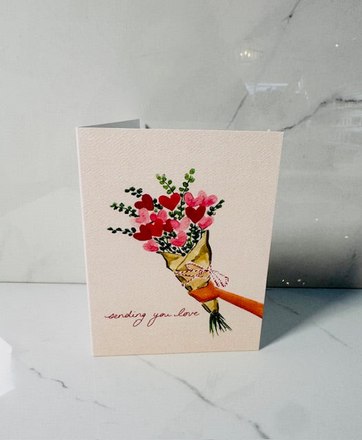 Sending You Love Card