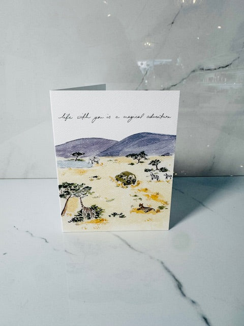 Life With You Is A Magical Adventure Card