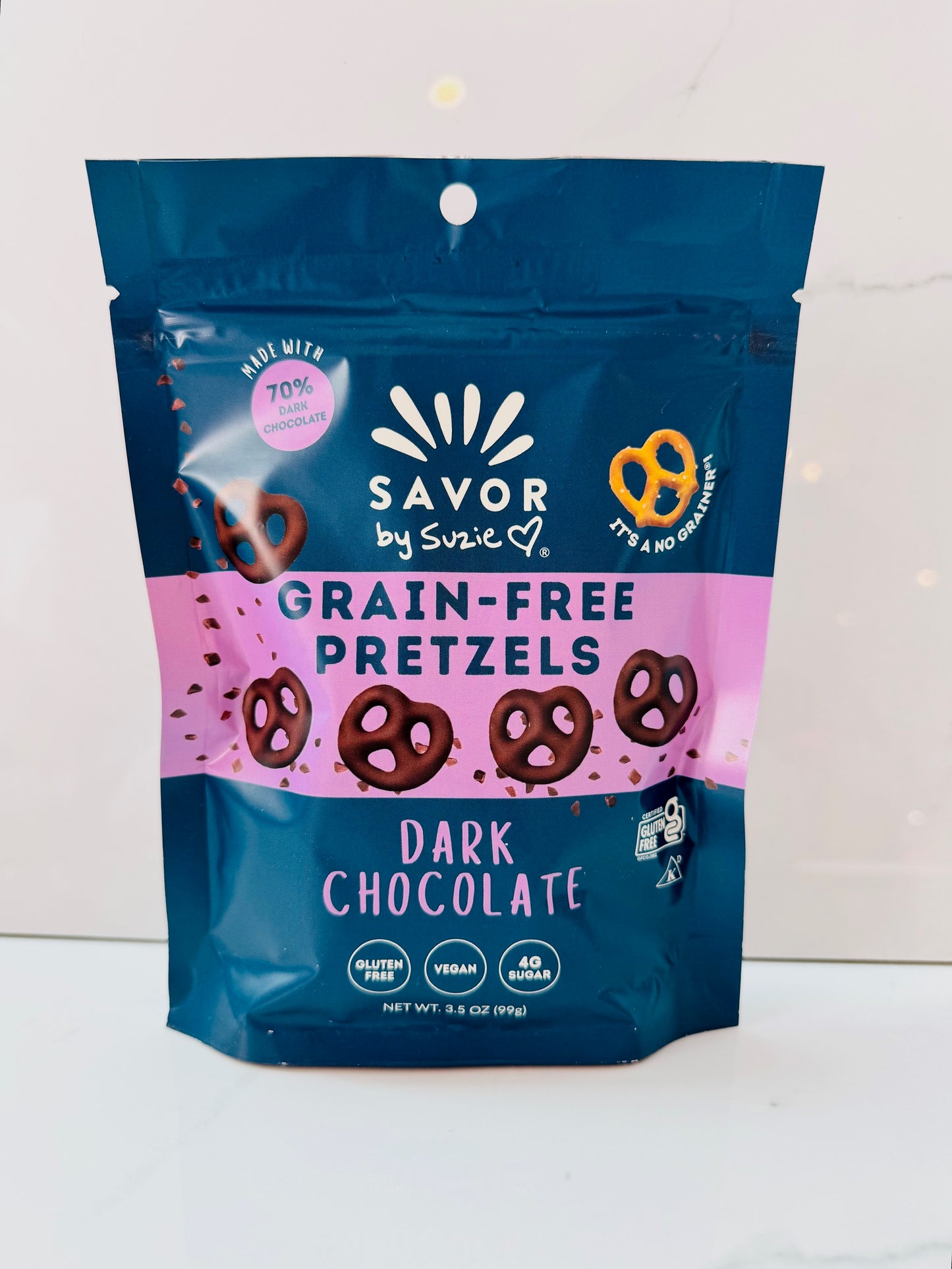 Dark Chocolate Grain Free Pretzels