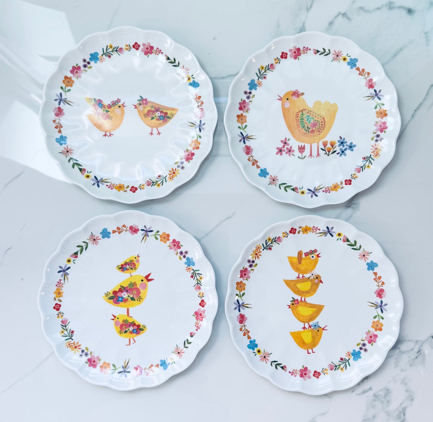Chick Scalloped Plate