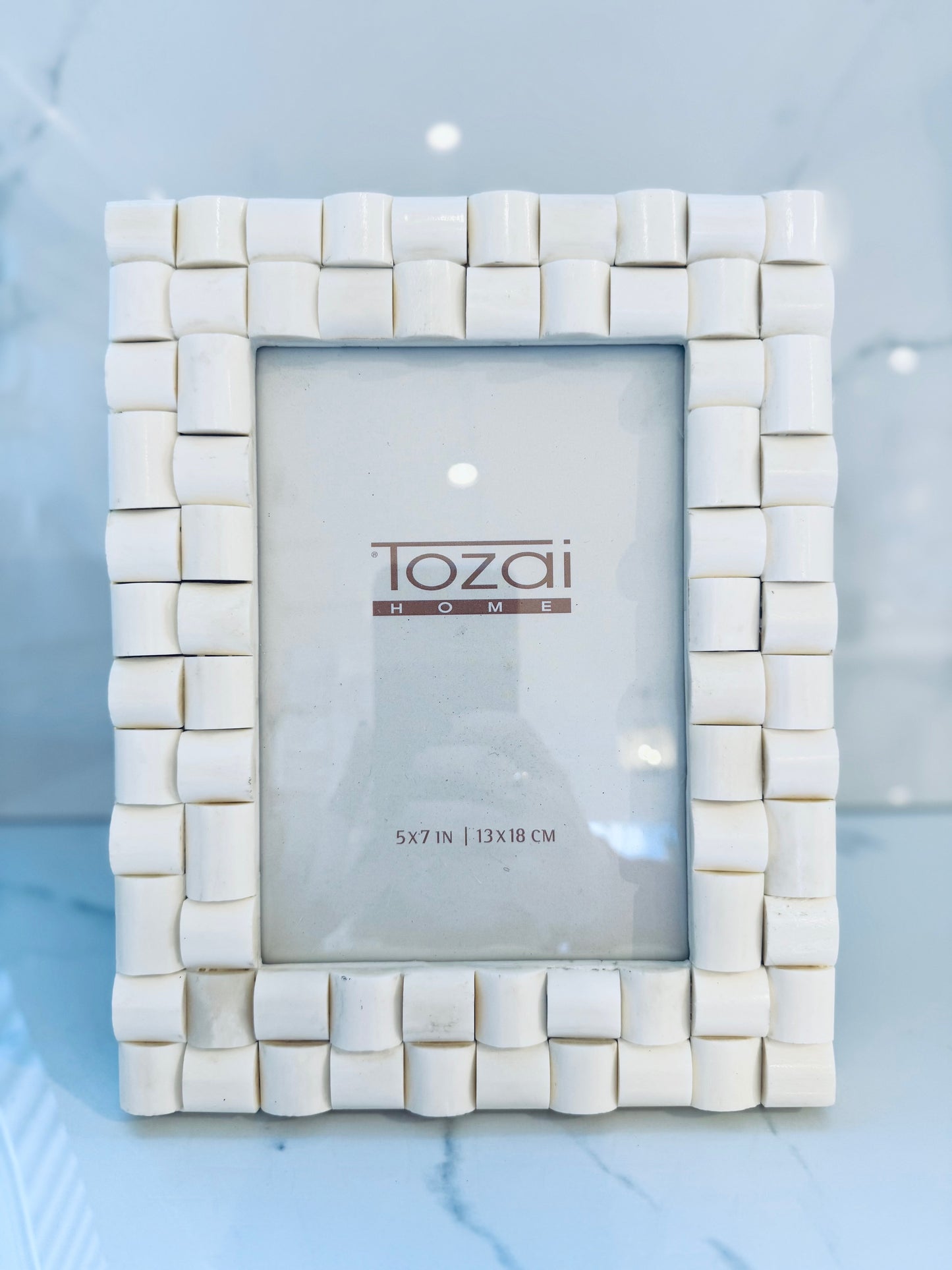 5x7 Crescent White Frame