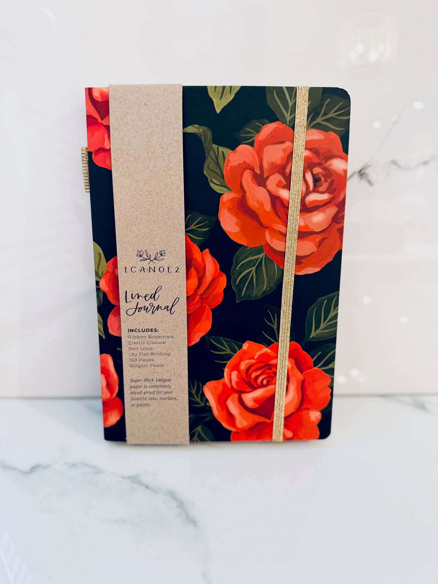 Roses Lay Flat Journal