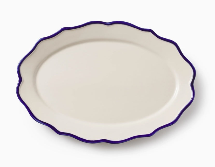 Jane Hand Painted Oval Platter