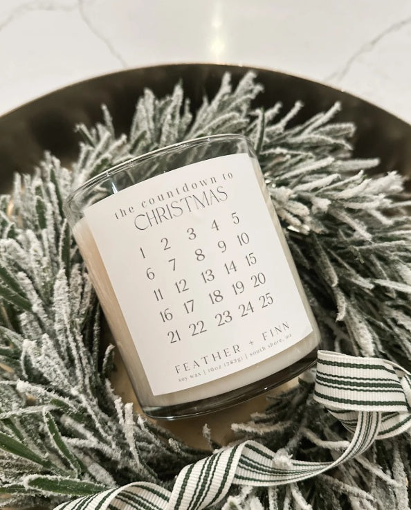 Countdown to Christmas Candle