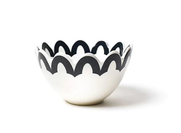 Black Scallop Small Bowl
