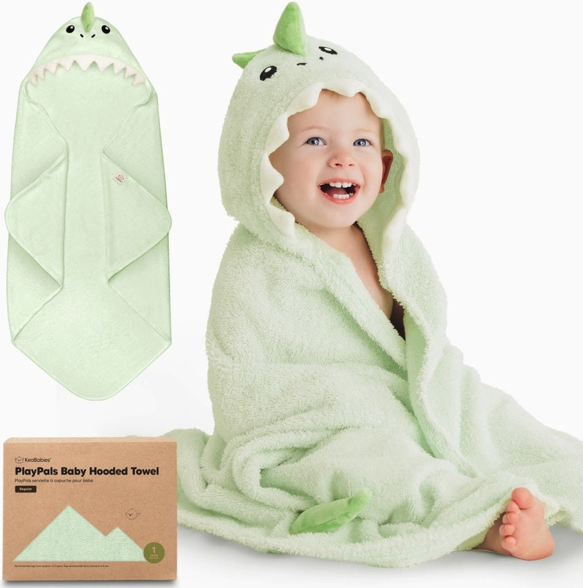 Hooded Bath Towel - Dinosaur